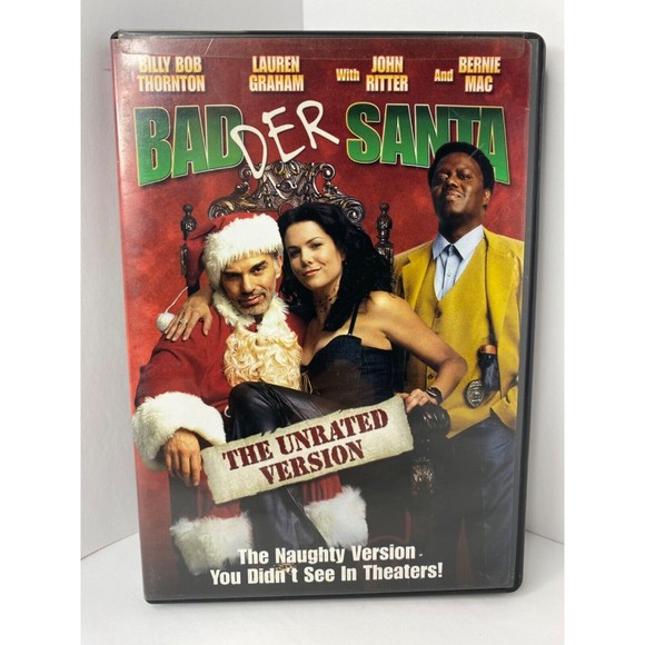 Bad Santa (DVD, 2004, Badder Santa: The Unrated Version) - Picture 1 of 6